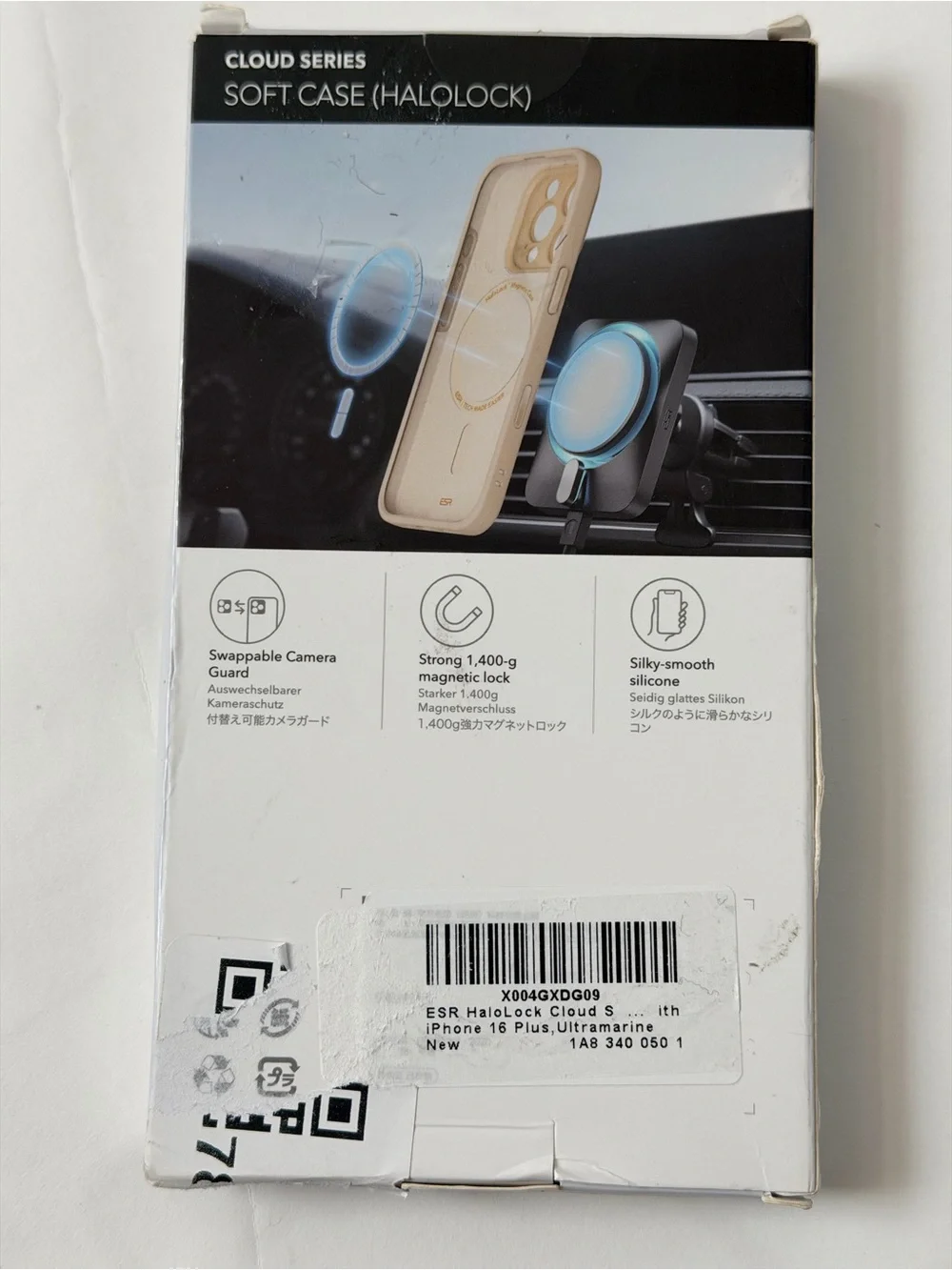 ESR HaloLock Soft Silicone Phone Case - Ultramarine IPhone 16 plus